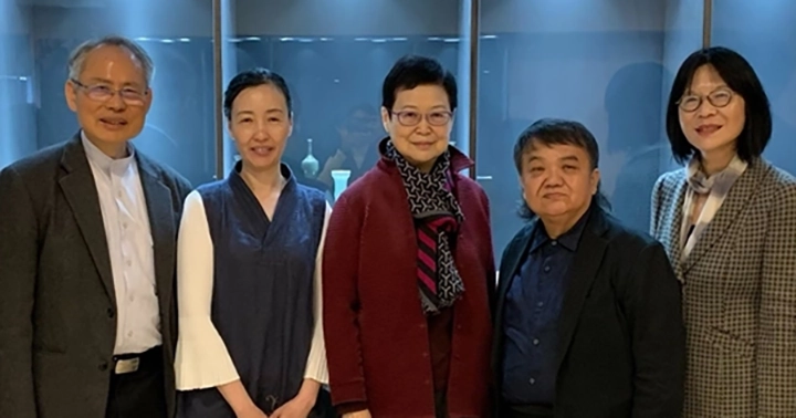 國立故宮博物院前院長馮明珠-中華文化總會前秘書長-兼作家蘇進強-典藏社長簡秀枝